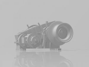 ANCHOR WINCH FOR SHIP MODELS 3D Print Model