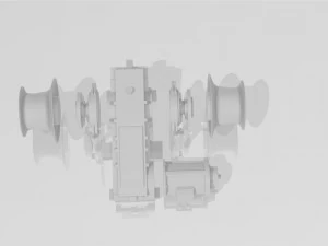 ANCHOR WINCH FOR SHIP MODELS 3D Print Model