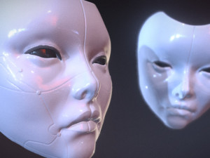 Geisha Mask 3D Model
