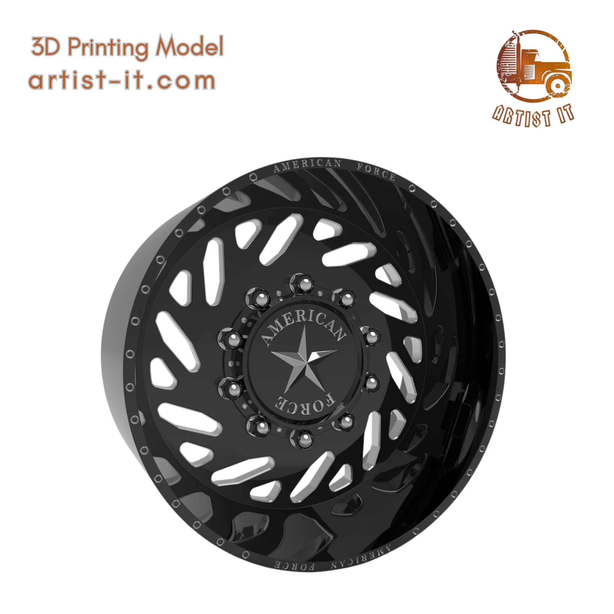 AMERICAN FORCE 6F07 TREK SD 3D Print Model .c4d .max .obj .3ds .fbx .stl .blend