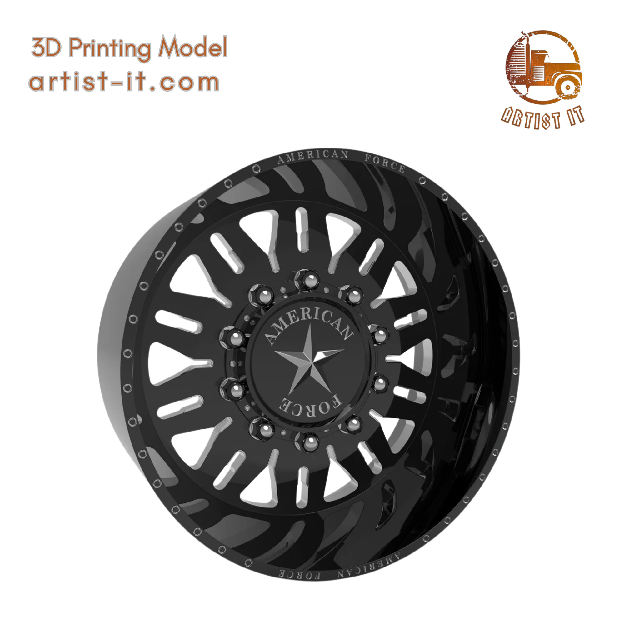 AMERICAN FORCE 6F93 OMEN SD 3D Print Model .c4d .max .obj .3ds .fbx .stl .blend