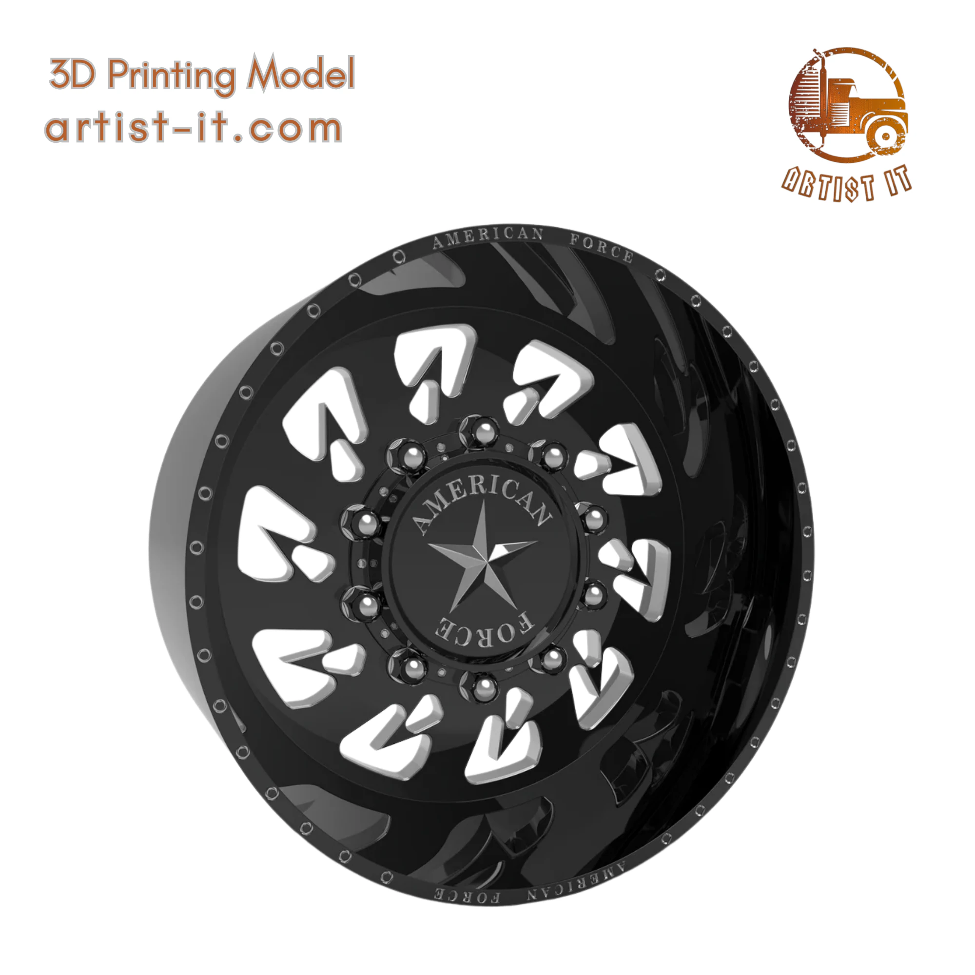AMERICAN FORCE 6G14 SIDEWAYS SD 3D Print Model .c4d .max .obj .3ds .fbx .stl .blend 
