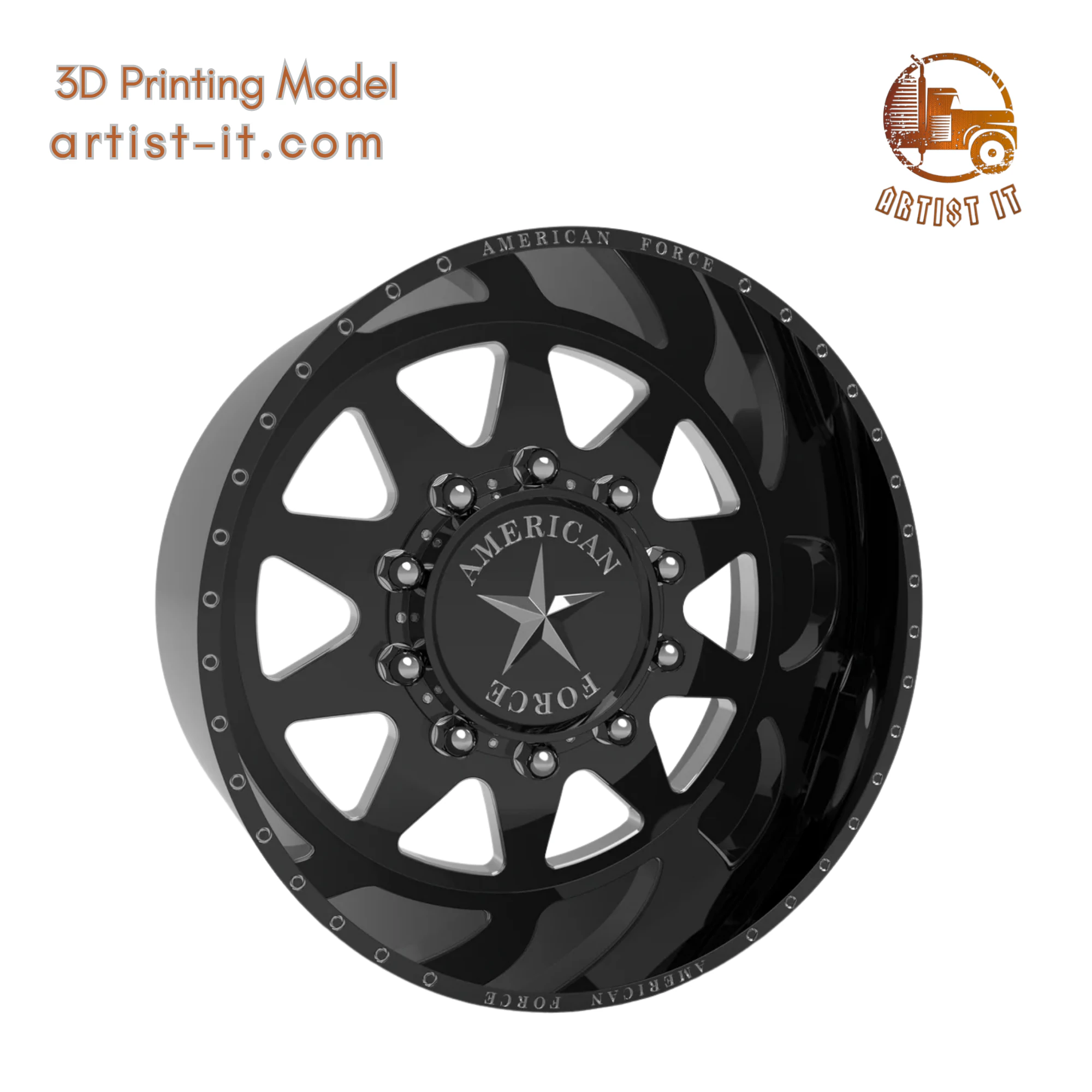 AMERICAN FORCE 611 INDEPENDENCE SD 3D Print Model .c4d .max .obj .3ds .fbx .stl .blend 