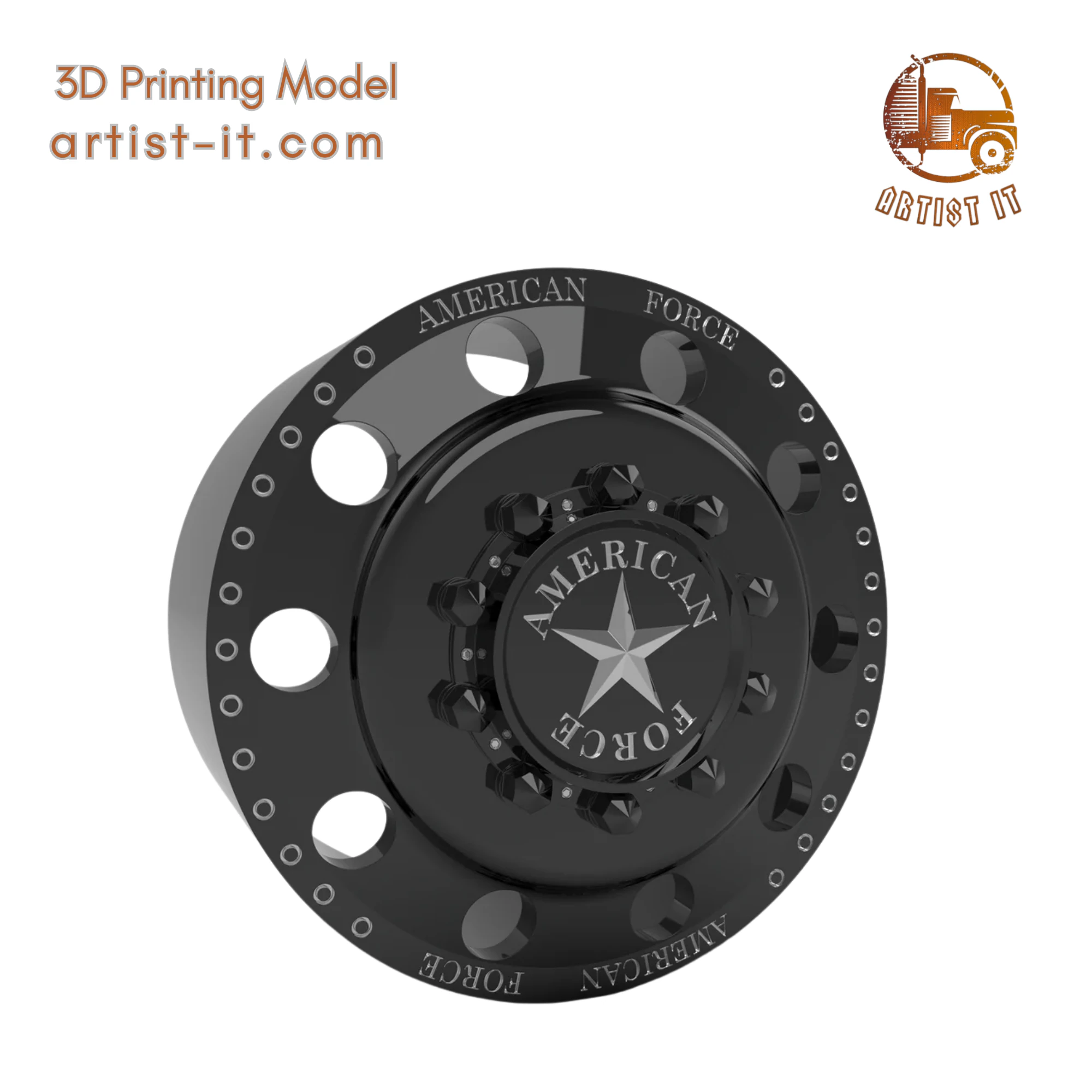 AMERICAN FORCE 1 CLASSIC DRW 3D Print Model .c4d .max .obj .3ds .fbx .stl .blend 