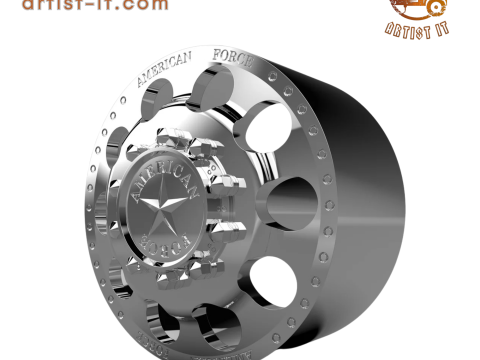 AMERICAN FORCE 5 HOLES DRW Modello di stampa 3D