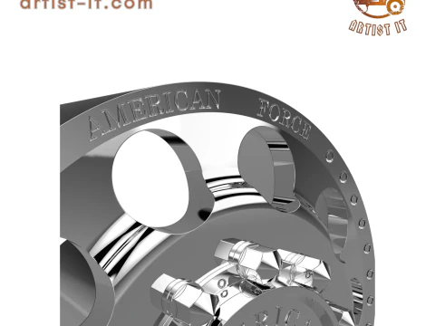 AMERICAN FORCE 5 HOLES DRW 3D Print Model