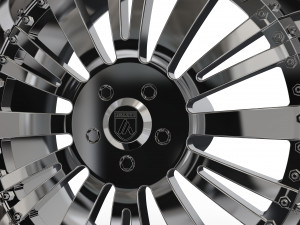 ASANTI AF113 WHEEL 3D MODEL 3Dプリントモデル
