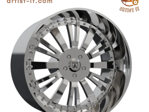 ASANTI AF113 व्हील 3डी मॉडल 3D प्रिंट मॉडल