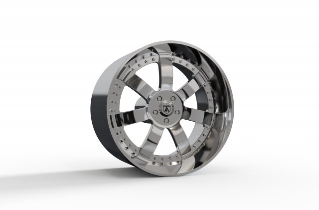 ASANTI AF121 WHEEL 3D MODEL Model do druku 3D .c4d .max .obj .3ds .fbx .stl .blend 