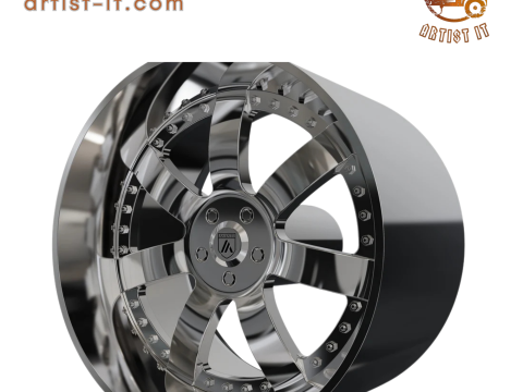 КОЛЕСО ASANTI AF121 3D МОДЕЛЬ 3D Принт Модель