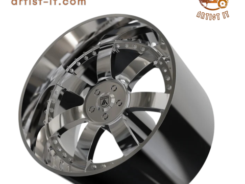 КОЛЕСО ASANTI AF121 3D МОДЕЛЬ 3D Принт Модель