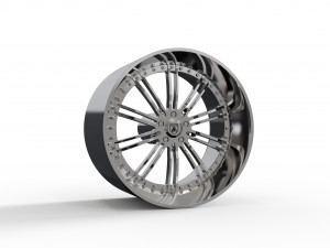 ASANTI AF128 WHEEL 3D MODEL 3Dプリントモデル