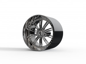 ASANTI AF128 WHEEL 3D MODEL 3Dプリントモデル