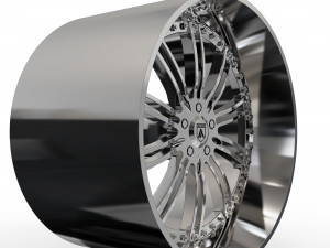 ASANTI AF128 WHEEL 3D MODEL 3Dプリントモデル