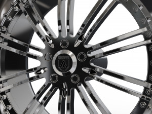 ASANTI AF128 WHEEL 3D MODEL 3Dプリントモデル