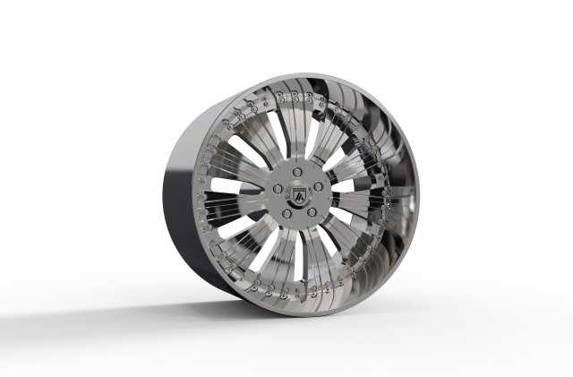 ASANTI AF136 WHEEL 3D MODEL Modelo de Impressão 3D .c4d .max .obj .3ds .fbx .stl .blend