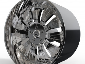 ASANTI AF136 WHEEL 3D MODEL Modelo de Impressão 3D