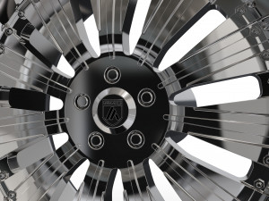 ASANTI AF136 WHEEL 3D MODEL Modelo de Impressão 3D