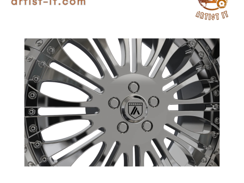 ASANTI AF137 WHEEL 3D MODEL 3D Print Model