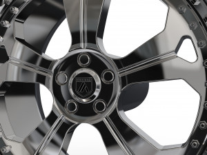 ASANTI AF138 WHEEL 3D MODEL 3Dプリントモデル