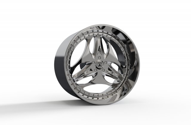 ASANTI AF141 WHEEL 3D MODEL Modelo de impresión 3D .c4d .max .obj .3ds .fbx .stl .blend