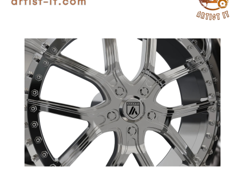 ASANTI AF150 WHEEL 3D MODEL 3D Print Model