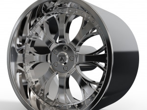 ASANTI AF153 WHEEL 3D MODEL Modèles 3D en vedette