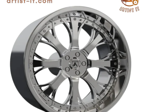 ASANTI AF153 TEKERLEK 3D MODEL 3D Baskı Modeli