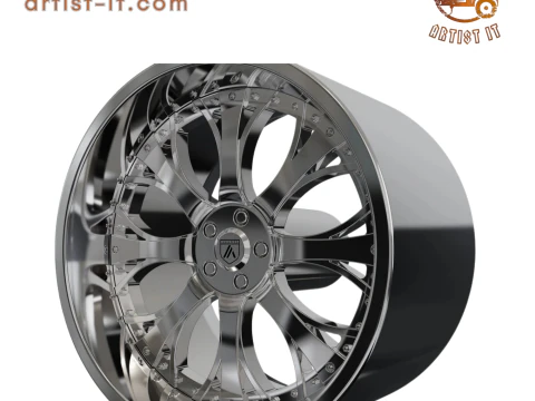 ASANTI AF153 WHEEL 3D MODEL 3D Print Model
