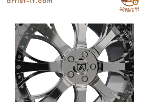 ASANTI AF153 WHEEL 3D MODEL 3D Print Model