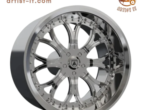 ASANTI AF154 RUEDA MODELO 3D Modelo de impresión 3D