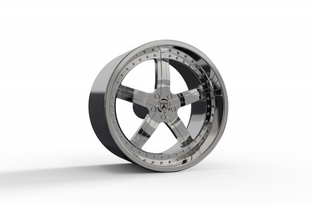 ASANTI AF156 WHEEL 3D MODEL Modello di stampa 3D .c4d .max .obj .3ds .fbx .stl .blend 