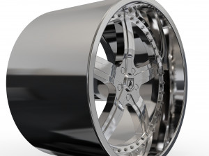 ASANTI AF156 WHEEL 3D MODEL Modello di stampa 3D