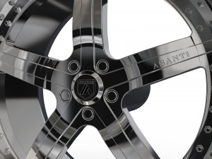 ASANTI AF156 WHEEL 3D MODEL Modello di stampa 3D