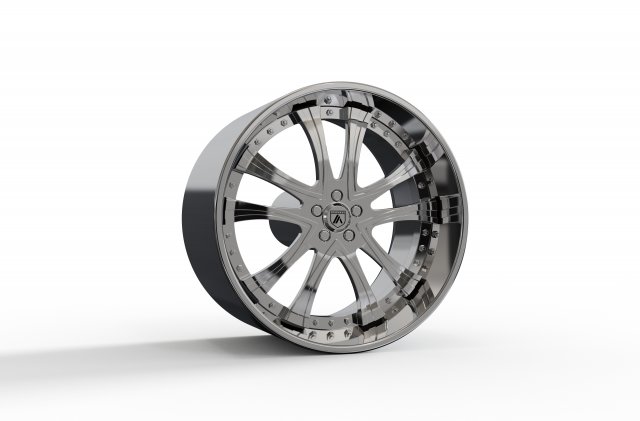ASANTI AF159 WHEEL 3D MODEL 3D-printmodel .c4d .max .obj .3ds .fbx .stl .blend 