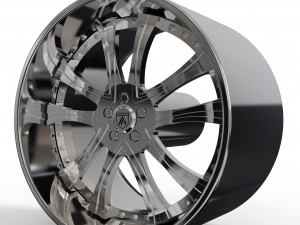 ASANTI AF159 WHEEL 3D MODEL 3D-printmodel