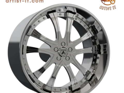 ASANTI AF159 TEKERLEK 3D MODEL 3D Baskı Modeli