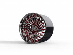 ASANTI AF824 WHEEL 3D MODEL 3D प्रिंट मॉडल