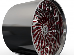 ASANTI AF824 WHEEL 3D MODEL 3D प्रिंट मॉडल