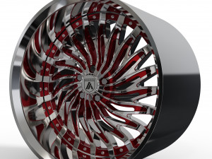 ASANTI AF824 WHEEL 3D MODEL 3D प्रिंट मॉडल