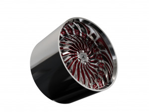 ASANTI AF824 WHEEL 3D MODEL 3D प्रिंट मॉडल