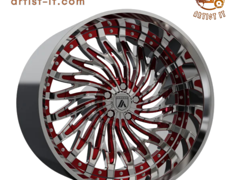 ASANTI AF824 RUEDA MODELO 3D Modelo de impresión 3D