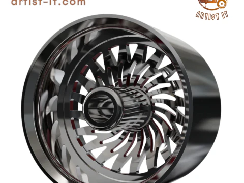ASANTI AF824 WHEEL 3D MODEL 3D Print Model