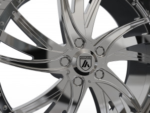 ASANTI AF827 WHEEL 3D MODEL Model do druku 3D