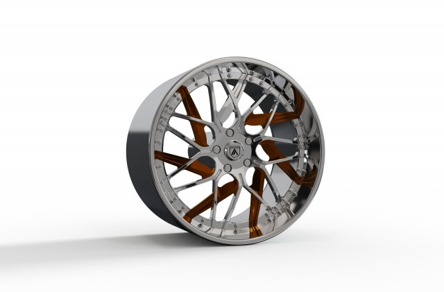 ASANTI AF832 WHEEL 3D MODEL Modelo de impresión 3D .c4d .max .obj .3ds .fbx .stl .blend 