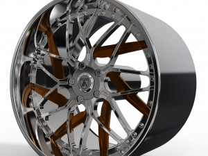 ASANTI AF832 WHEEL 3D MODEL Modelo de impresión 3D