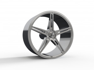 ASANTI ALPHA 5 WHEEL 3D MODEL Modelo de Impressão 3D