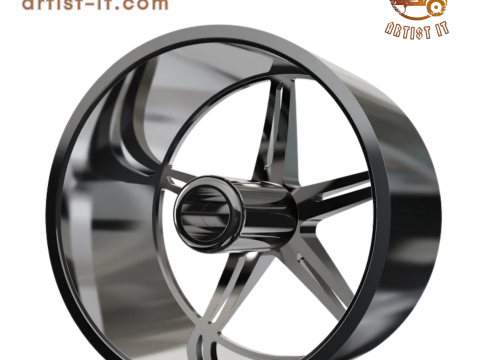 ASANTI ALPHA 5 WHEEL 3D MODEL 3D Print Model