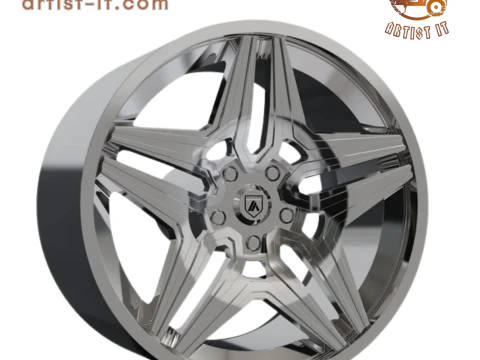 ASANTI DUQUE RODA MODELO 3D Modelo de Impressão 3D