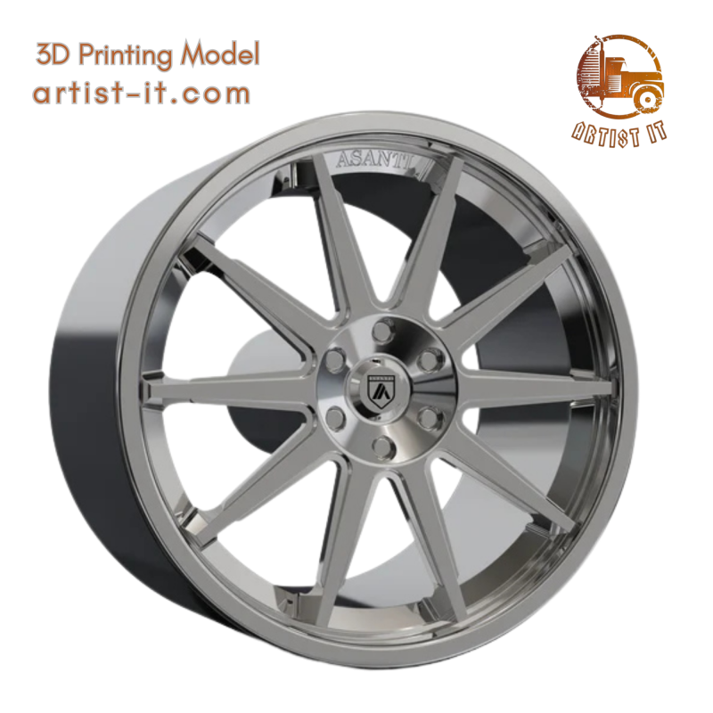 ASANTI EMPEROR WHEEL 3D MODEL 3D Print Model .c4d .max .obj .3ds .fbx .stl .blend